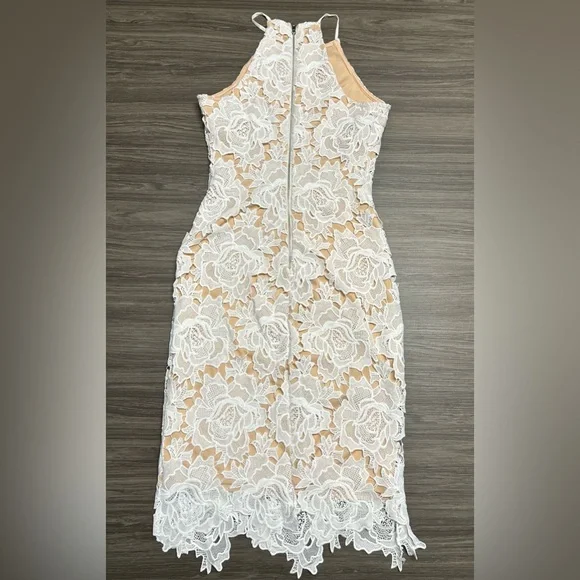 Lulu's Size XS Temps De L'Amour White Lace Dress - Picture 6 of 7